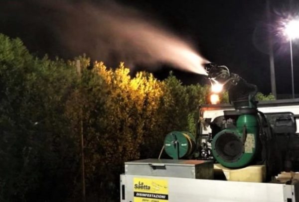 Questa sera trattamenti di sanificazione ambientale sui territori comunali di Montesano e Padula