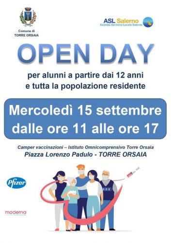 open day vaccinale torre orsaia