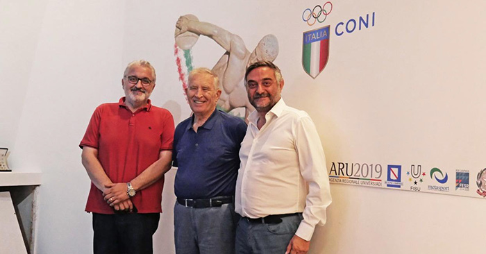 presidente CONI al centro sportivo meridionale -san rufo- FB